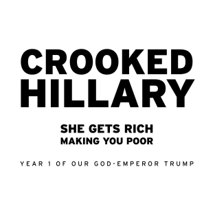 Crooked Hillary - Light T-Shirt