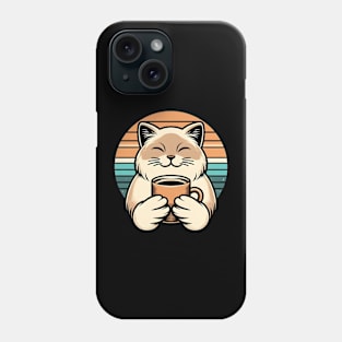 Cat retro Phone Case