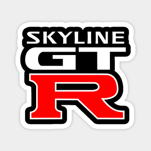 skyline gtr logo Magnet