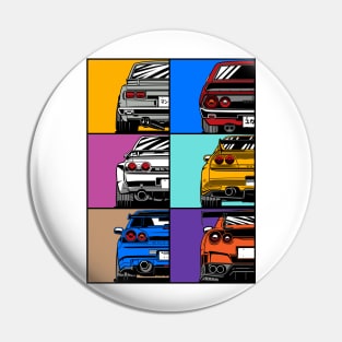 Skyline GTR generations Pin