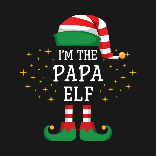 I'm The Papa Elf Matching Family Christmas Pajama by Damsin