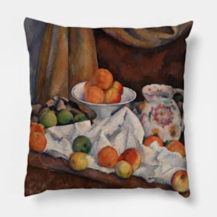 Still Life by Paul Cezanne Pillow