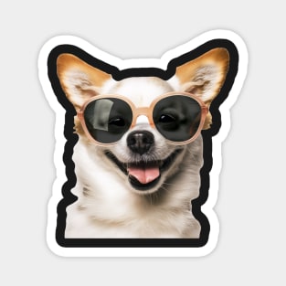 Dog Wearing Sunglasses Magnet