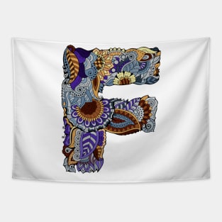 Letter F Tapestry