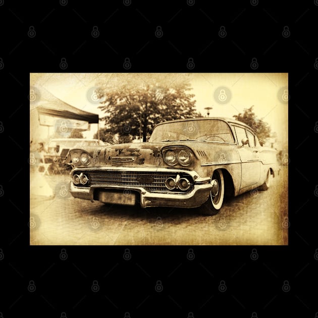 Chevrolet Bel Air, vintage by hottehue