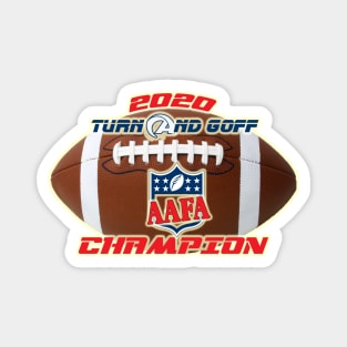 Turn and Goff 2020 AAFA Champion Magnet