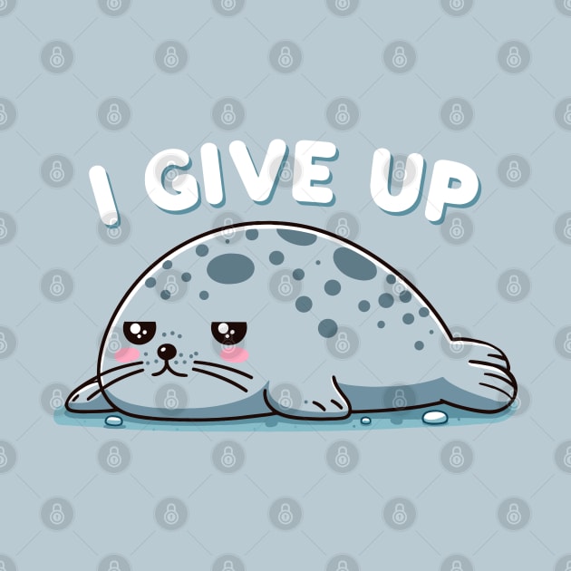 I Give Up Tired Seal by SubtleSplit