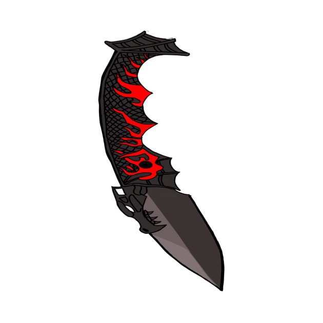 Knife "the dragon's Tongue" by Zilervoland