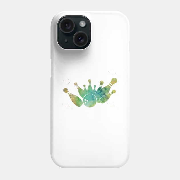 Bowling ball Phone Case by erzebeth