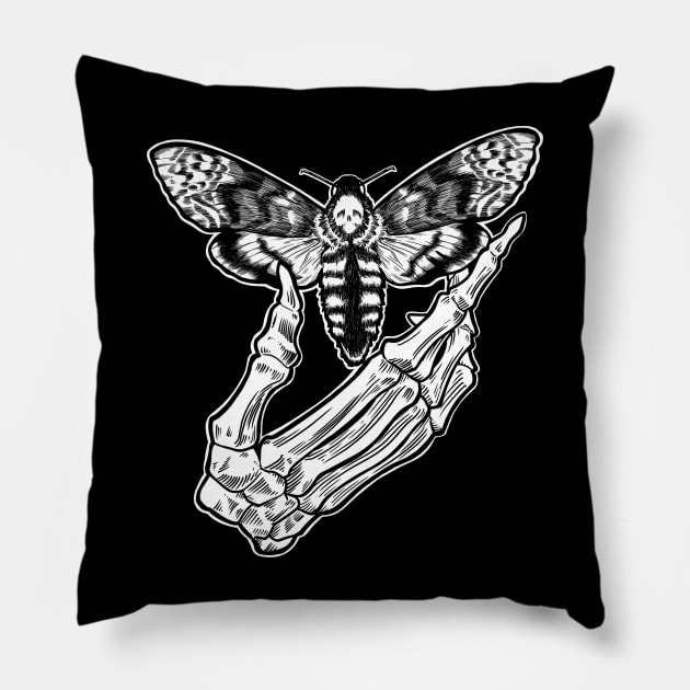 Death Head Pillow by justalanproductions