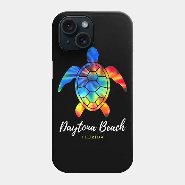 Daytona Beach Florida Sea Turtle Conservation Tie Dye Phone Case by TGKelly