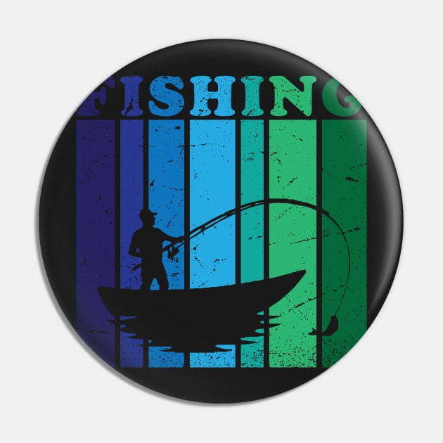 I Only Work To Support My Fishing Habit Pin by GShow