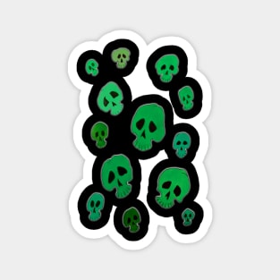 Spooky skull 3 Magnet