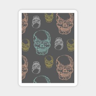 Flirty Skulls Magnet