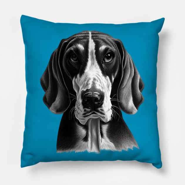 American English Coonhound Dog Pillow by KayBee Gift Shop