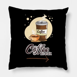 Coffee Break Pillow