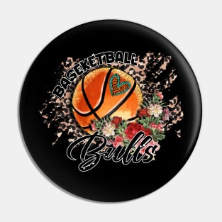 Aesthetic Pattern Bulls Basketball Gifts Vintage Styles Pin