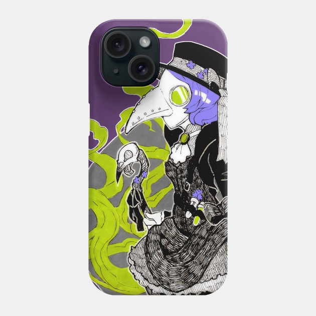 pestilence Phone Case by Shiro Narwhal