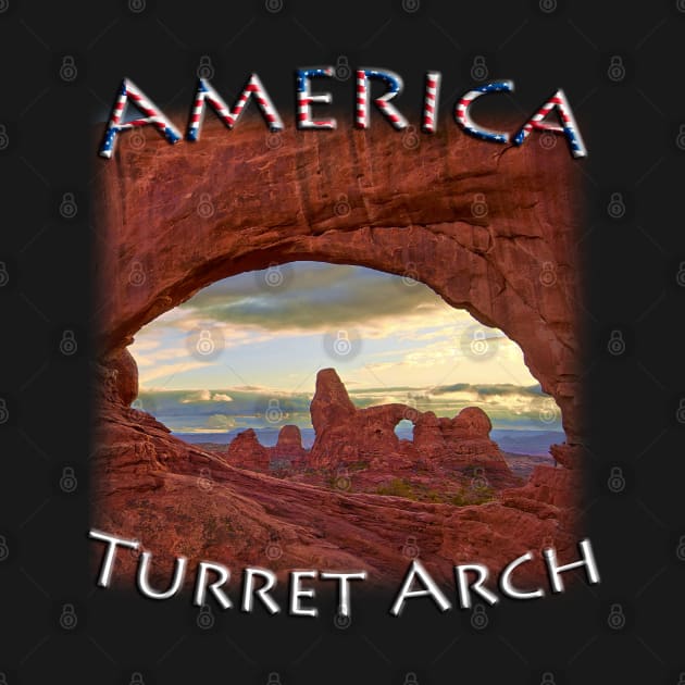 America - Utah - Turret Arch sunset by TouristMerch