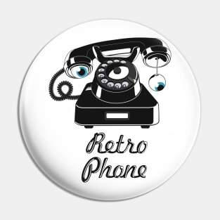 Retro phone Pin
