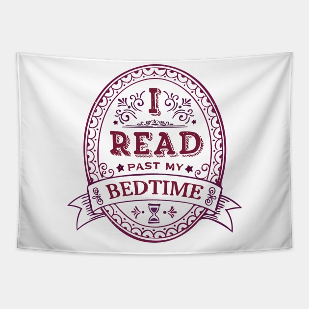 I Read Past My Bedtime Tapestry by Nataliatcha23