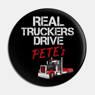 Real Truckers Drive Pete's Pin