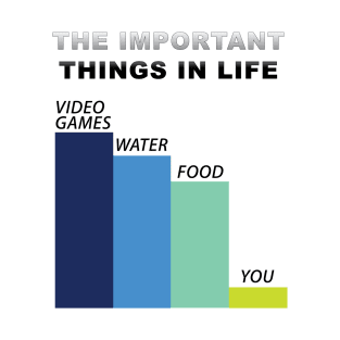 The Important Things in Life - Gaming T-Shirt