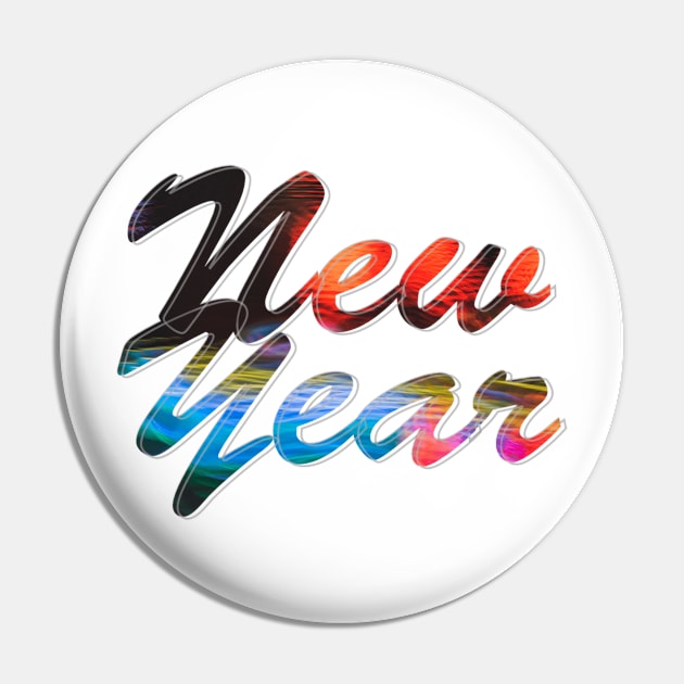 New Year Pin by afternoontees