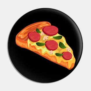 Yummy Italian Pizza Slice Pin