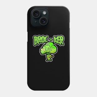 FUNNY Broccoli Vegetable Pun Rock And Roll Phone Case