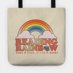 Reading Rainbow  - take a look, it's in a book! Tote