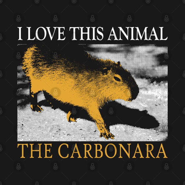 I Love This Animal the Carbonara by giovanniiiii