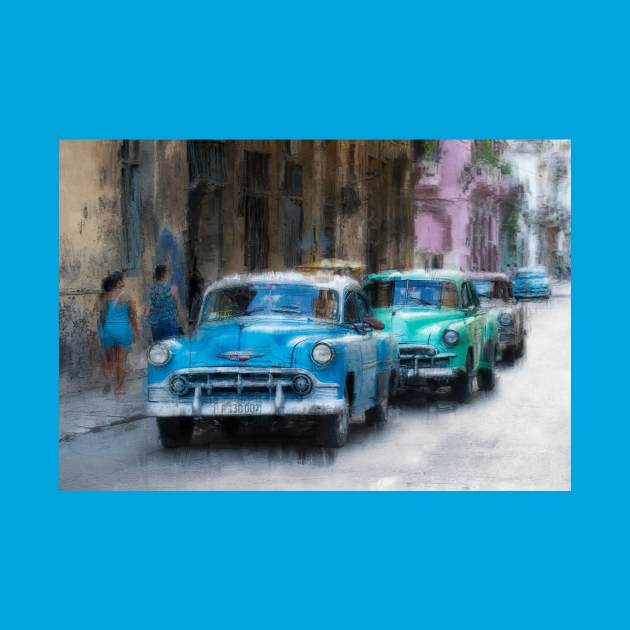 Classic cars in Cuba by Montanescu