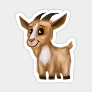 Cute Goat Drawing Magnet
