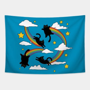 Rainbow Cats Tapestry