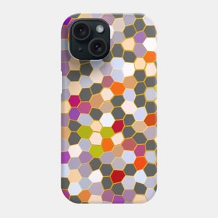 Colorful Orange, Purple, Grey, Yellow, Blue Mosaic Phone Case