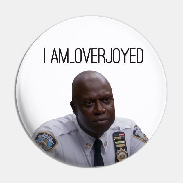 Captain Raymond Holt Emotions Pin by AJDP23