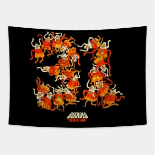 Candy Corn Imps Tapestry