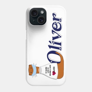 Oliver the Otter Wears a Mask Phone Case