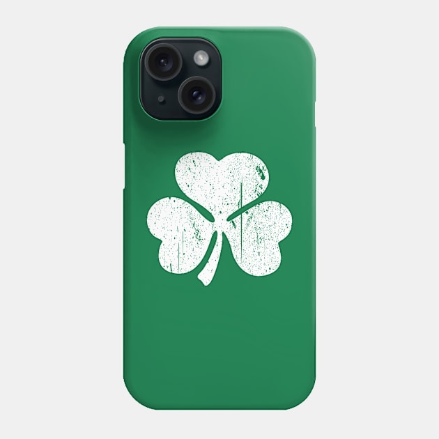 Irish Shamrock Weathered Phone Case by Ferrous Frog