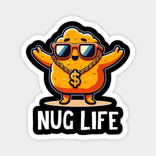 Tasty Treasures Chicken Nugget Nug Life, Tee Talk Triumph Magnet