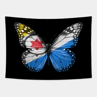 Bonaire Dutch Flag  Butterfly - Gift for Bonaire Dutch From Bonaire Tapestry