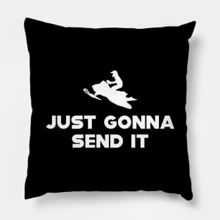 Snowmobile - Just gonna send it Pillow