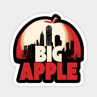 NY - Big Apple - Skyline Magnet