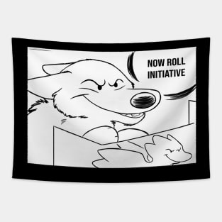 Now Roll Initiative Comic Panel Tapestry