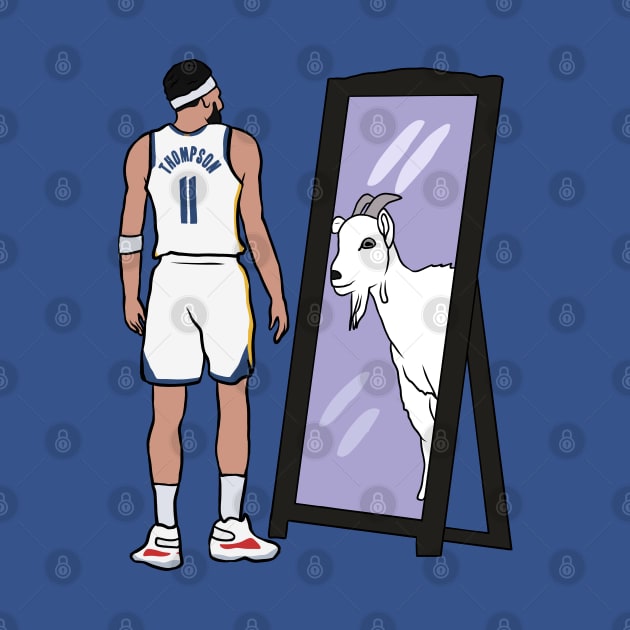 Klay Thompson Mirror GOAT by rattraptees