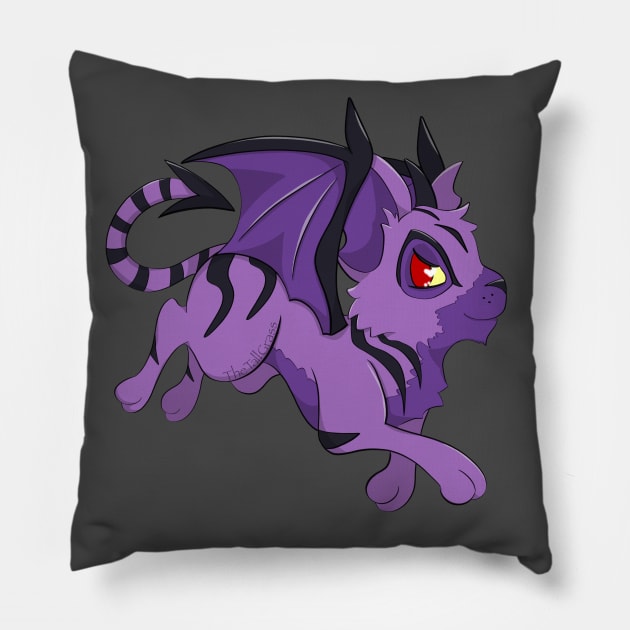 Darigan Kougra Pillow by TheTallGrass