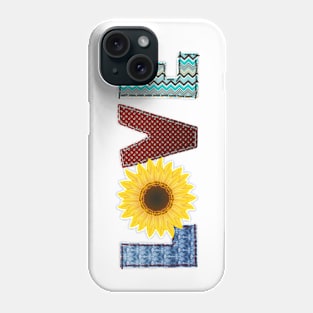 Love Sunflower design Phone Case