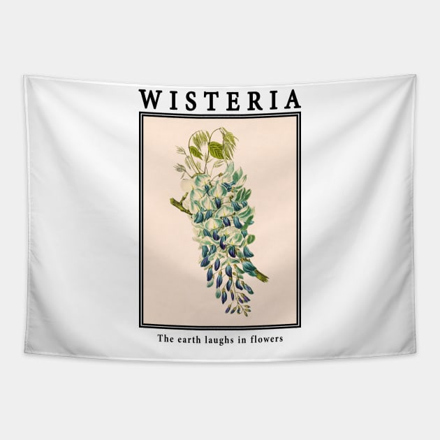 Flowers - Wisteria Tapestry by j.adevelyn