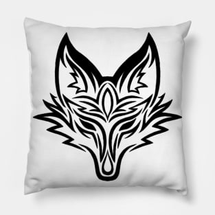 Tribal Fox Head Pillow